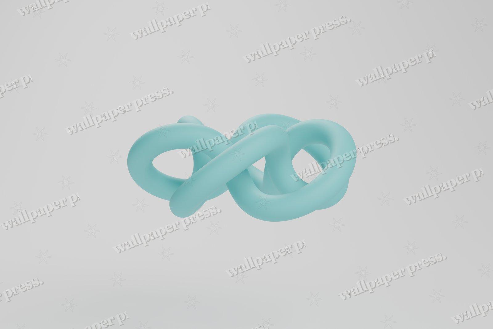 Cinquefoil Knot Teal