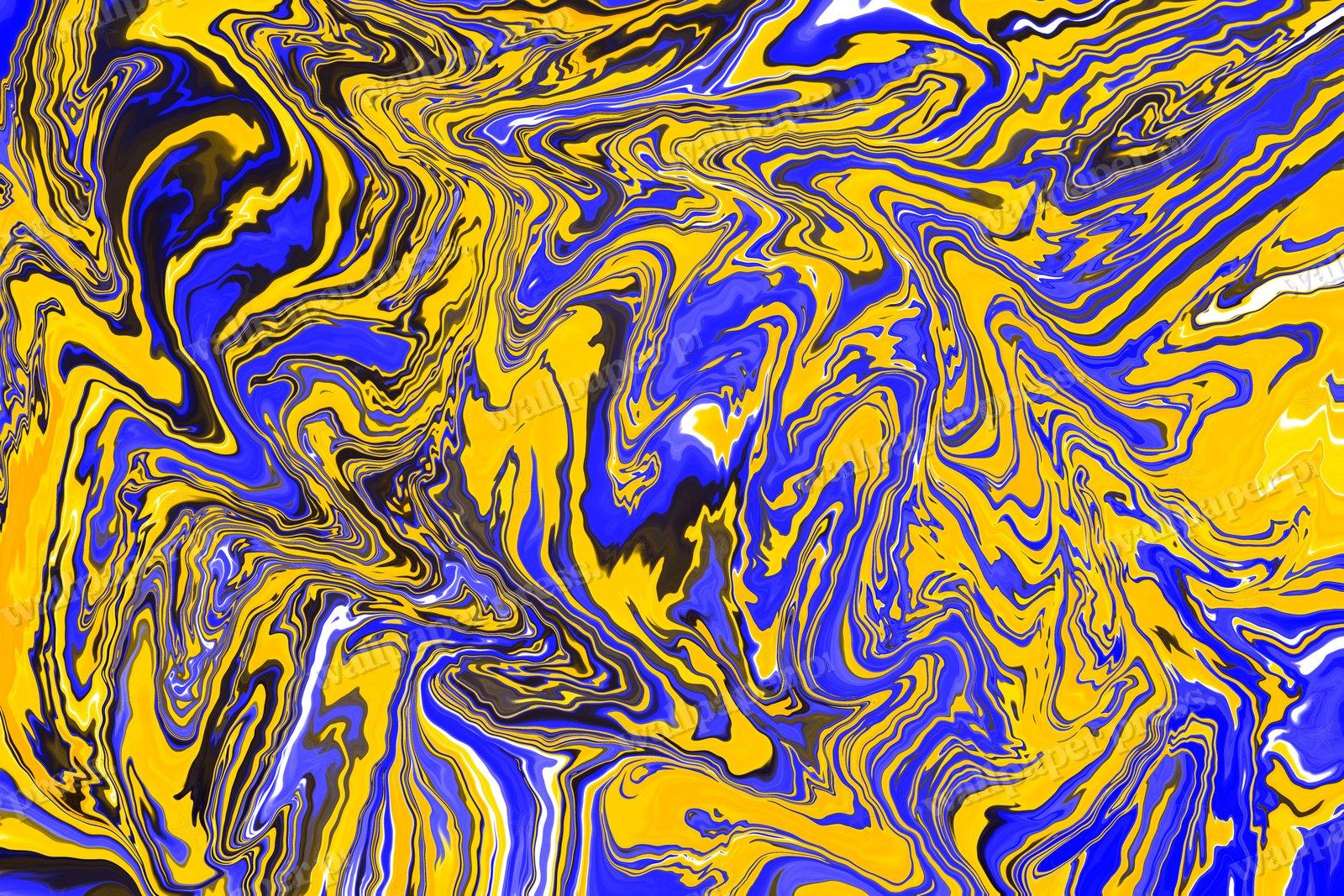 Yellow Blue Lava